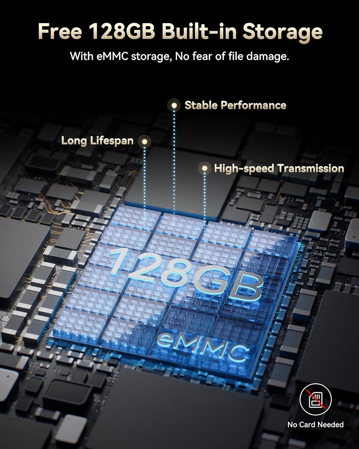 imageREDTIGER F77 4K4K Dash Cam Front and Rear Dual STARVIS 2 IMX678 HDR Builtin 128GB eMMC Voice Control Dash Camera for Cars with 58GHz WiFi 4 Touch Screen GPS Night Vision 24H Parking ModeF77 V1128GB eMMC