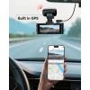 imageREDTIGER 180 Rotatable Suction Mount with GPS for F7N Series  F8  F17 Dash Cam Easy Installation Includes Adhesive Pads and Electrostatic Stickers