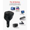 imageREDTIGER 4 in 1 Car Charger Adapter 2 Sockets Cigarette Lighter Splitter 1224V 18W for Dash cam Dual USB Ports for Phones or Other USB Devices