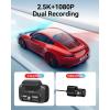 imageREDTIGER 4G LTE Dash Cam Front and Rear Remote Live View 6Month Trial Plan 25K1080P Car Camera with Instant APP Alerts Cloud Storage Builtin ATampampT SIM 32GB Card Parking ModeampampHardwire Kit