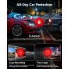 imageREDTIGER 4K HDR Dash Cam Front and Rear STARVIS 2 Sensor 58GHz WiFi APP 318quot Touchscreen Voice Control 128G Card Included WDR Dash Camera for Cars with GPS 24H Parking ModeF7N Elite
