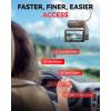 imageREDTIGER F4 4K Dash Cam Front 22 inch Mini Car Camera 2160P UHD Touch Screen Voice Control Included 32GB Card Night Vision Builtin GPS WiFi APP Control Loop Recording 24H Parking Monitor