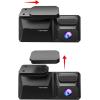 imageREDTIGER F77 Dash Cam Mount Mini Dash Camera Sliding Mount Holder with Adhesive and Electrostatic Stickers