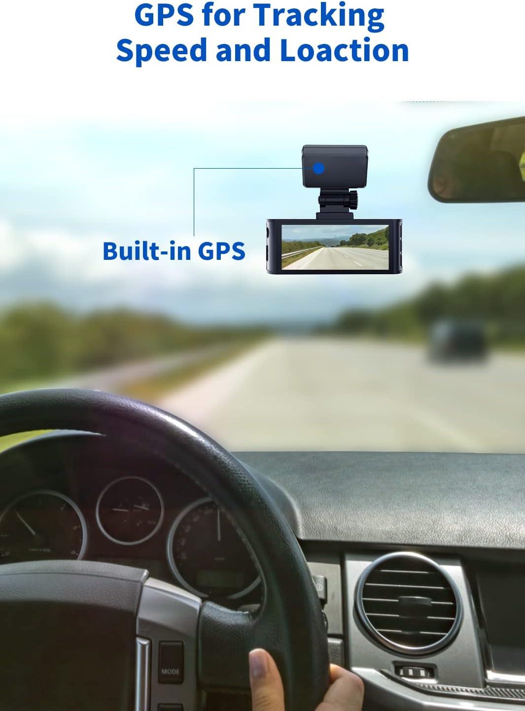 imageREDTIGER Adhesive Mount F7N Dash Cam with GPS Module