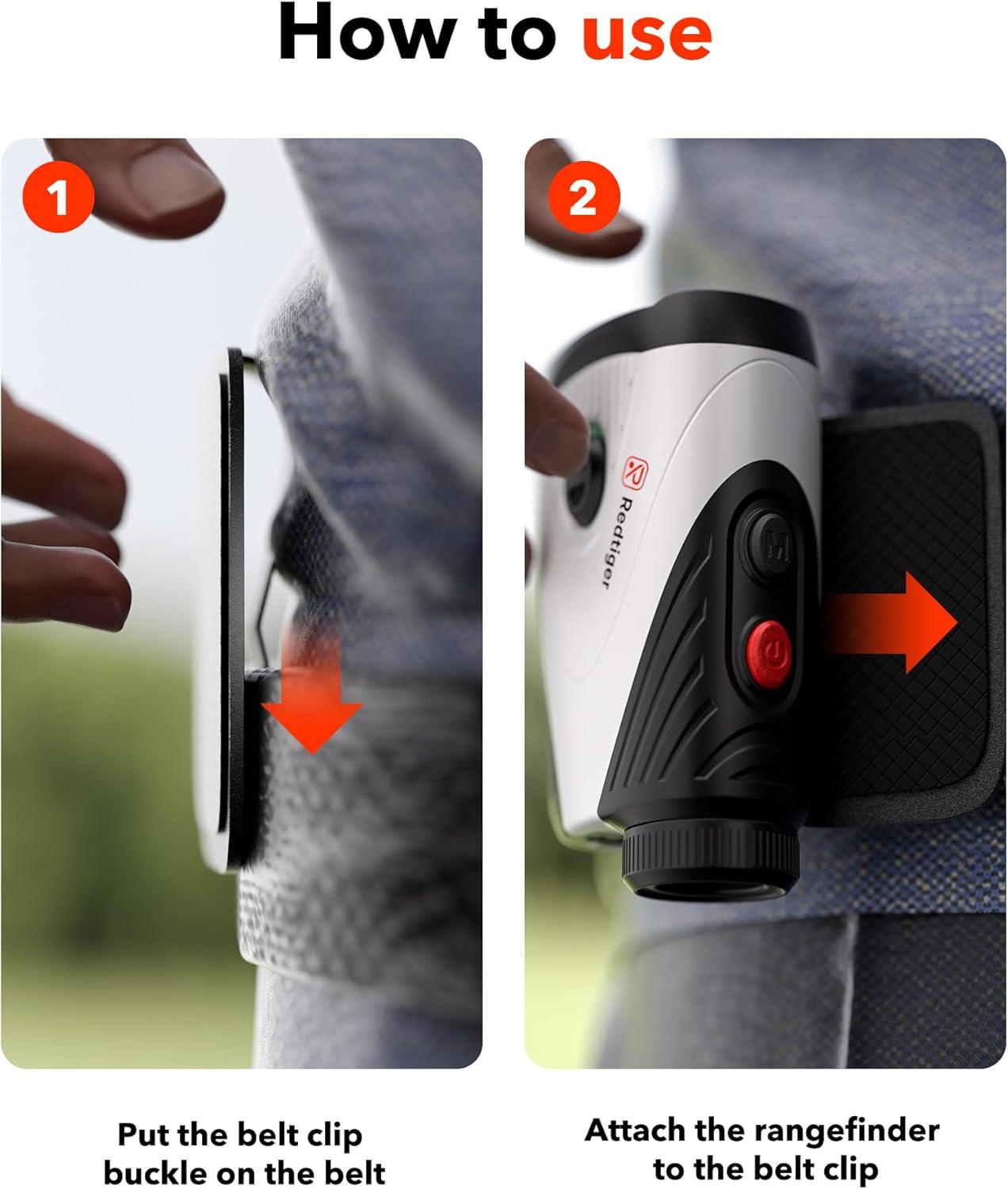 imageREDTIGER Golf Rangefinder Magnetic Belt Clip