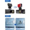 imageREDTIGER Adhesive Mount F7N Dash Cam with GPS Module