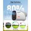 imageREDTIGER Mini Golf Range Finder with 1200 Yards IP65 Waterproof and Slope Switch 7X Magnification Magnetic ampamp Rechargeable Golf Rangefinder Flag Pole Lock VibrationWhite