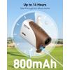 imageREDTIGER Mini Golf Range Finder with 1200 Yards IP65 Waterproof and Slope Switch 7X Magnification Magnetic ampamp Rechargeable Golf Rangefinder Flag Pole Lock VibrationChocolate