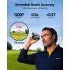 imageREDTIGER OLED Range Finder Golf with Slope 1200 Yards Laser Rangefinder Golfing 7X Magnification Range Finder Golf Magnetic Flag Lock Vibration ampamp Rechargeable