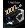 imageREDTIGER Range Finder Golf 1200 Yards Golf Rangefinder with Slope LightAdaptive Display 7X Magnification Flag Lock Vibration Rechargeable Laser Range Finder with Magnet GolfVue Series 2