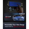 imageREDTIGER T700 Rear View Mirror Camera 11 4K UHD Front and 1080P Mirror Dash Cam Front and Rear GPSParking MonitorNight VisionSmart Reverse Parking AssistanceTouch Screen 32 GB Card