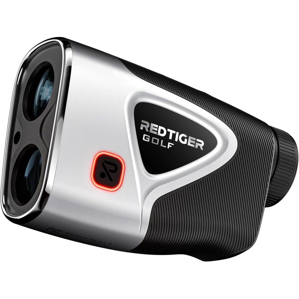 imageREDTIGER Range Finder Golf 1200 Yards Golf Rangefinder with Slope LightAdaptive Display 7X Magnification Flag Lock Vibration Rechargeable Laser Range Finder with Magnet GolfVue Series 2