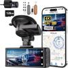 imageREDTIGER F7N Touch ampamp MultiSize Hardwire Kit 4K Dash Cam Front and Rear STARVIS 2 Sensor Touch Screen 318quot 128GB Card Included Voice Control 58GHz WiFi Car Dash Camera GPS Night Vision
