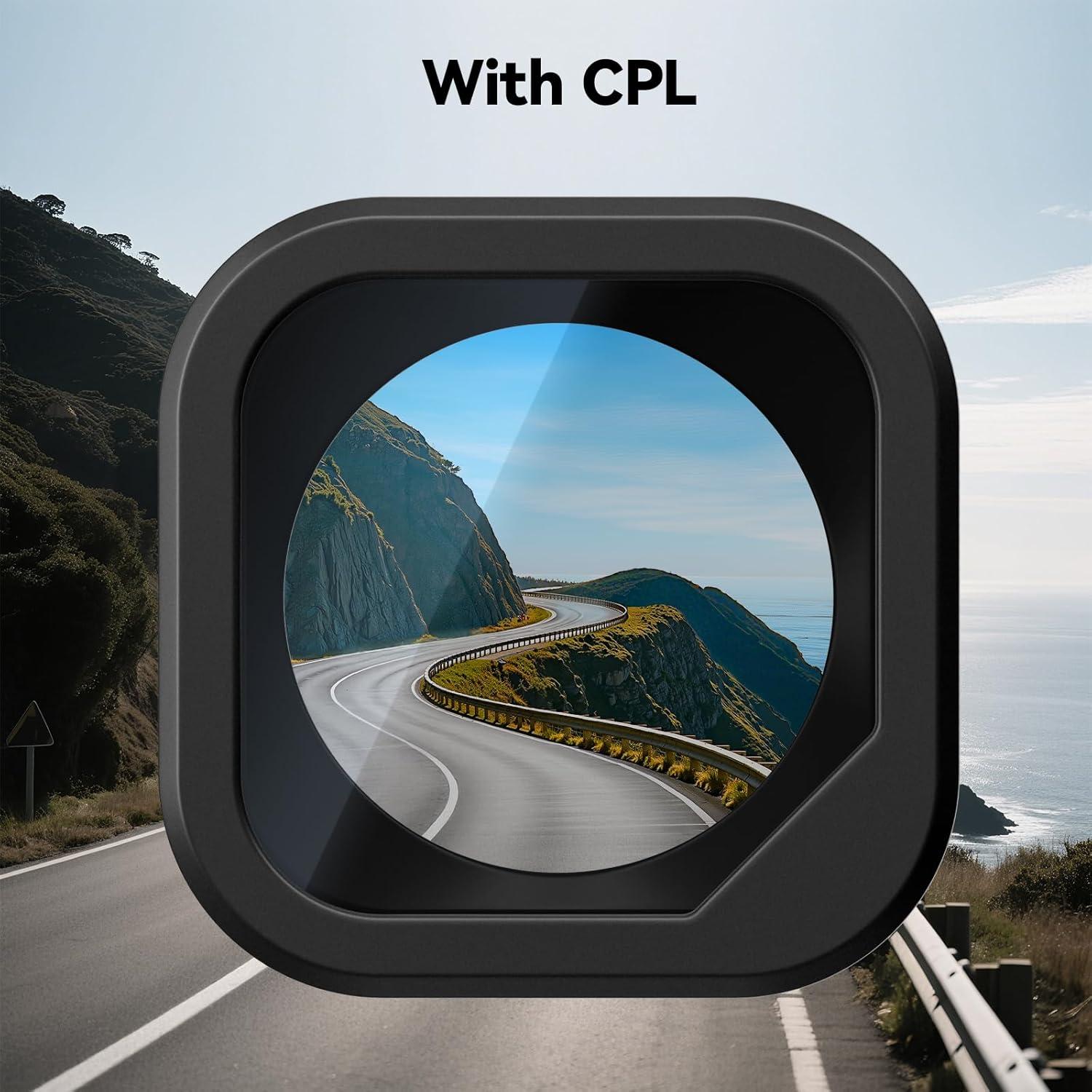 imageREDTIGER F17 Circular Polarizing Lens CPL Filter for Dash Cam Lens Protection for F17 Effect Filters Support F17 Reduce Glare ampamp ReflectionNot Compatible with F7NF17 EliteF9F4