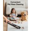 imageREDTIGER Car Vacuum Cordless 21000PA Portable Handheld Vacuum Up to 70 Mins Runtime 35H USBC Fast Charge Lightweight 4 in1 Mini Hand Held Cleaner Power for Car Home Outdoor Camp Pet Food Black