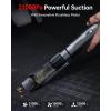 imageREDTIGER Car Vacuum Cordless 21000PA Portable Handheld Vacuum Up to 70 Mins Runtime 35H USBC Fast Charge Lightweight 4 in1 Mini Hand Held Cleaner Power for Car Home Outdoor Camp Pet Food Black