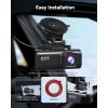 imageREDTIGER Dash Cam 4K Front and 1080P Rear STARVIS 2 Sensor 58GHz WiFi 20MBs GPS WDR amp HDR Night Vision 170Wide Angle Parking Mode Loop Recording with Emergency LockSD Card Not IncludedF7NPNO SD Card